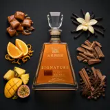 A.H. Riise Signature 70cl bottle — Visualisation aromatique issue des dégustations de la communauté