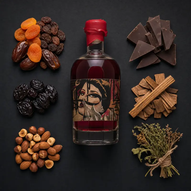 Aroma visualization from community tastings