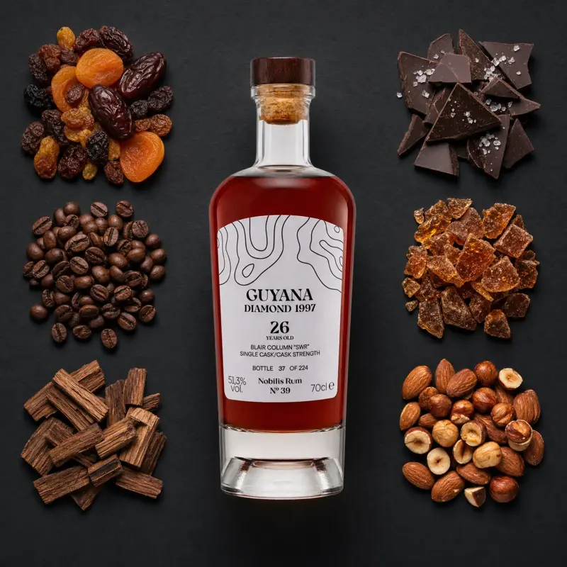 Aroma visualization from community tastings