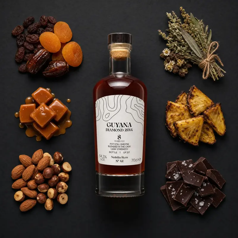 Aroma visualization from community tastings