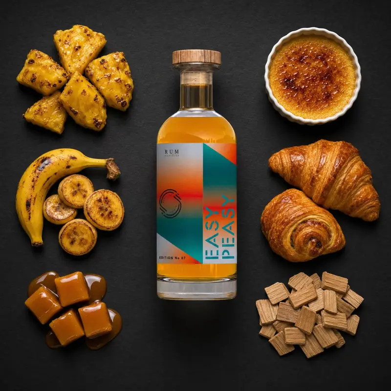 Aroma visualization from community tastings