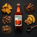 The Whisky Jury Sipper‘s Rum 2025 70cl bottle — Aroma visualization from community tastings