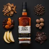 Saint James Double Cask (Ex-Armagnac & Ex-Porto) 70cl bottle — Aroma visualization from community tastings