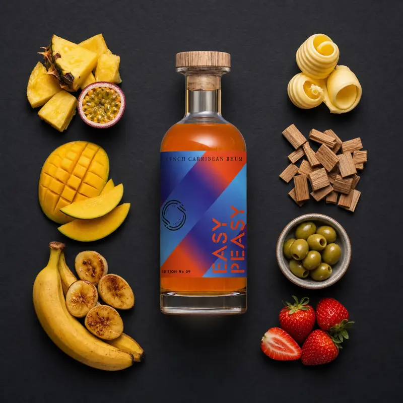 Aroma visualization from community tastings