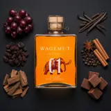 N. Kröger Foursquare Wagemut PX-Cask Cask Strength (01 Edition 2026) 70cl bottle — Visualisation aromatique issue des dégustations de la communauté