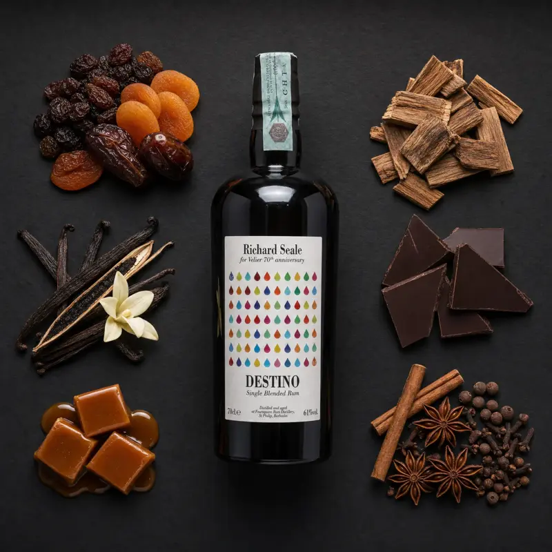 Aroma visualization from community tastings