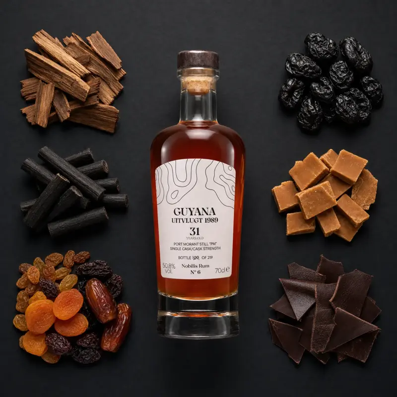 Aroma visualization from community tastings