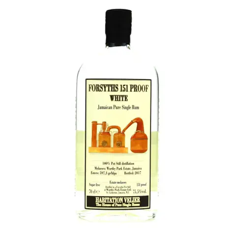 Habitation Velier Worthy Park Forsyths 151 Proof White WPE 2017