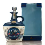 Lamb's Lamb's 100 Navy Rum HMS Warrior (1980s) 75cl bottle — view 1