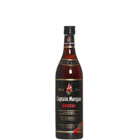 Captain Morgan Black Label 1980s