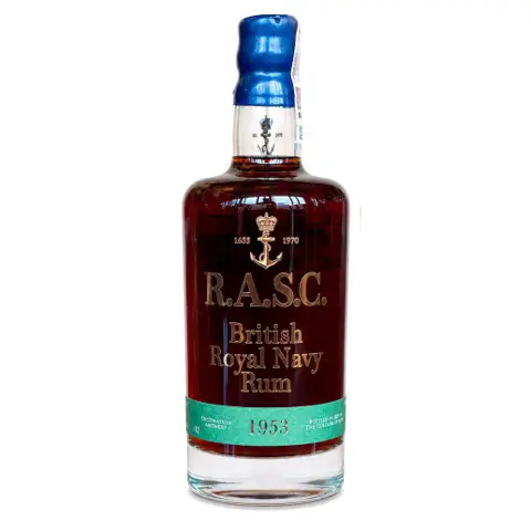 CoR R.A.S.C British Royal Navy Rum Antwerp 1953