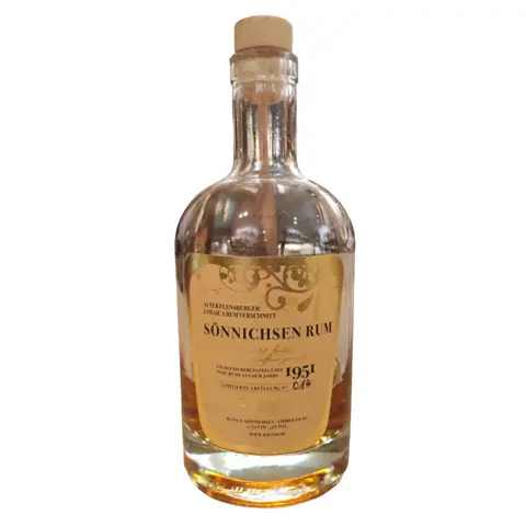 Sönnichsen Flensburger Jamaica Rum Verschnitt 1951