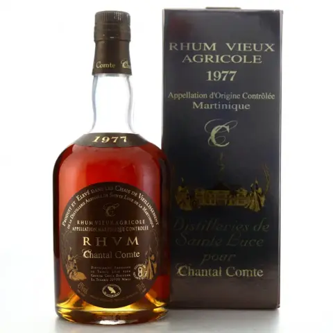Rhum Chantal Comte Trois Rivières Millésime 1977