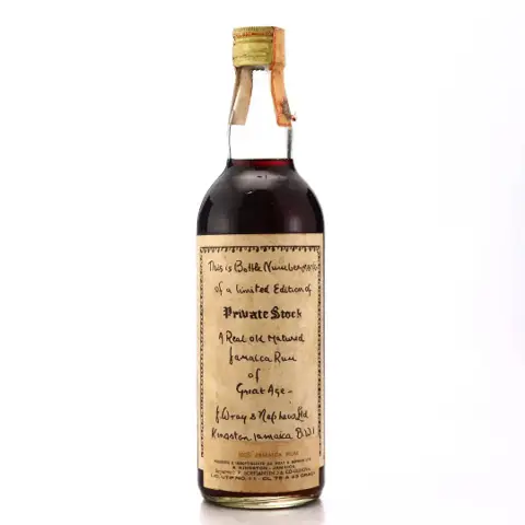 J. Wray & Nephew LTD. Private Stock Bot. 1970 1945
