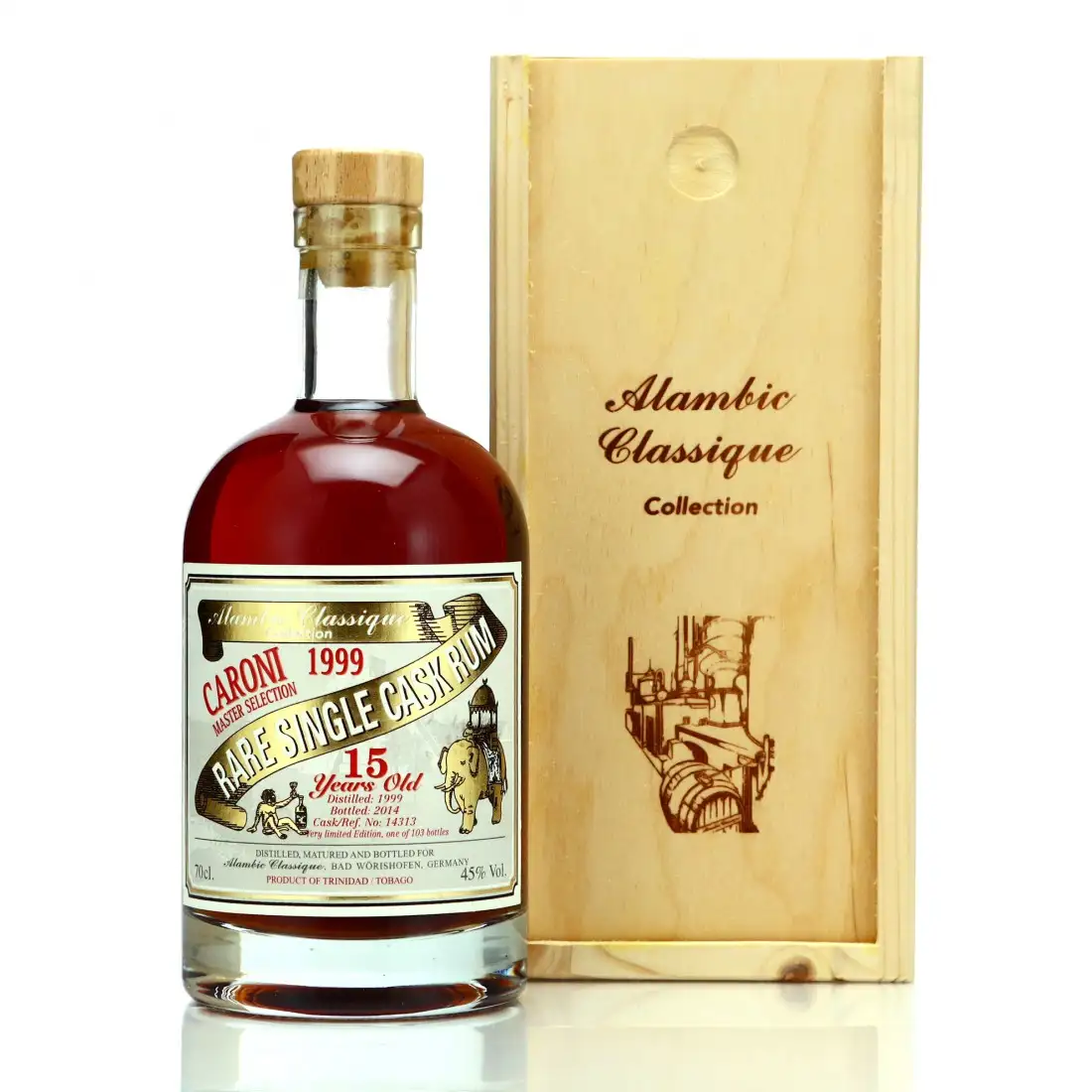 Alambic Caroni Rare Single Cask Rum Premium Cask 1999