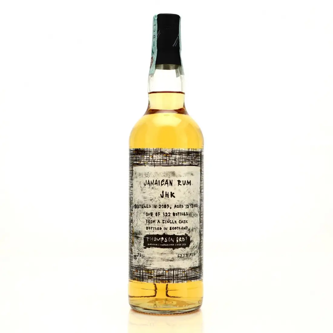 Thompson Bros. Hampden Jamacian Rum JHK DOK 2009