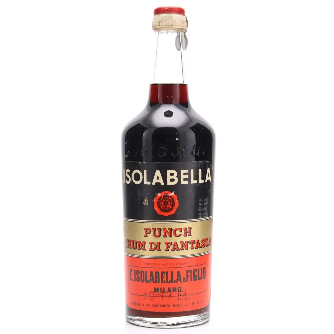 E.Isolabella & Figlio Isolabella Punch Rhum di Fantasia 1950s