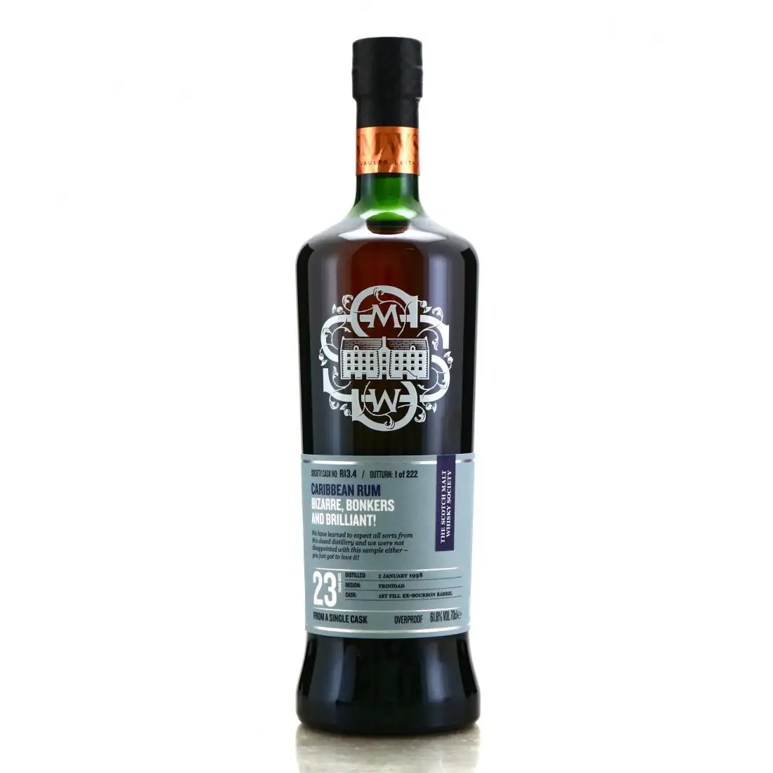 SMWS Caroni R13.4 Bizarre, Brilliant and Bonkers! 1998