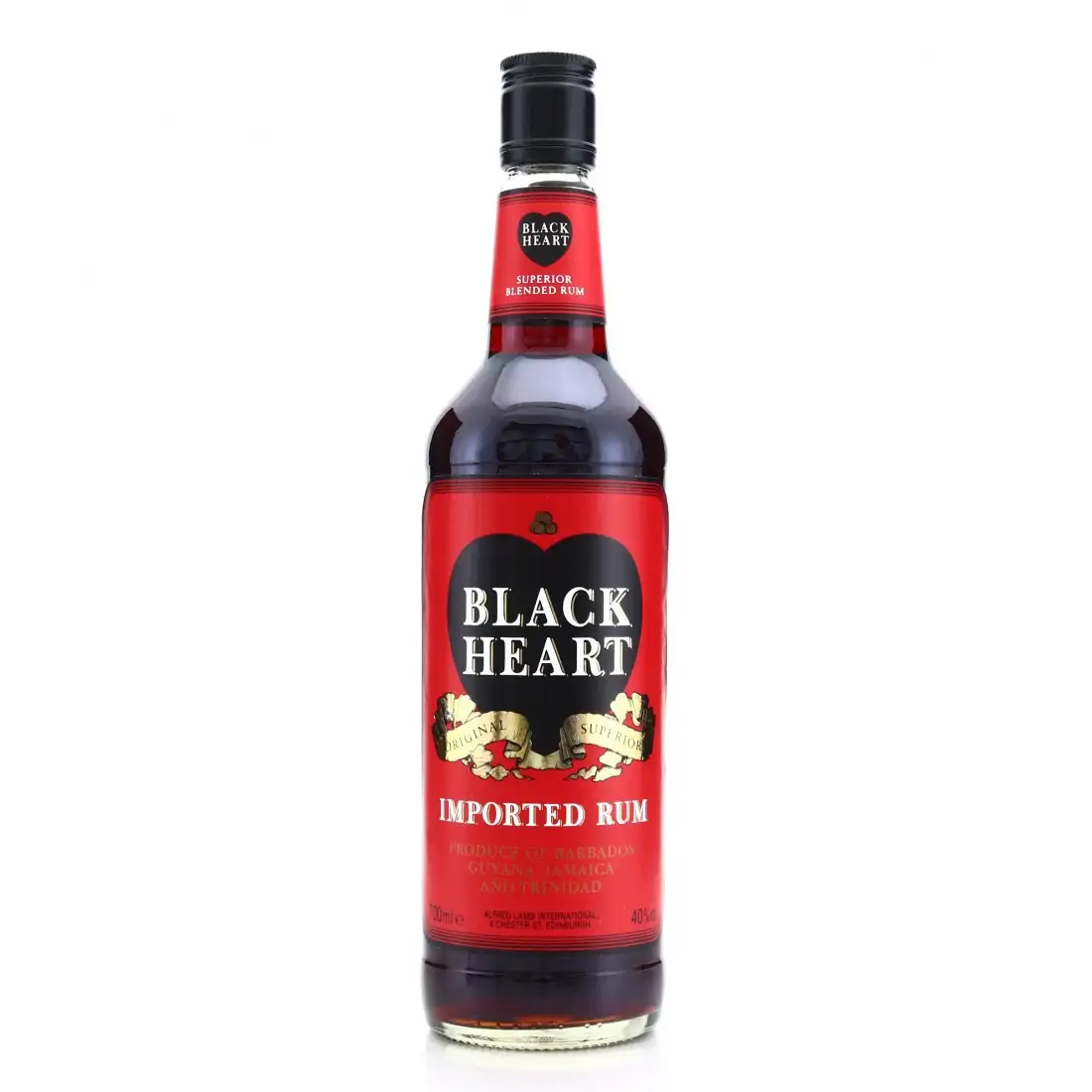 Henry White Black Heart Demerara Rum 1990s