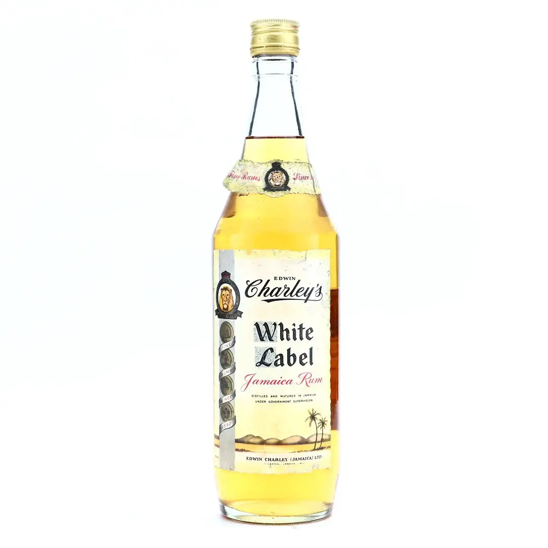 J. Wray & Nephew LTD. Edwin Charley White Label 1970s