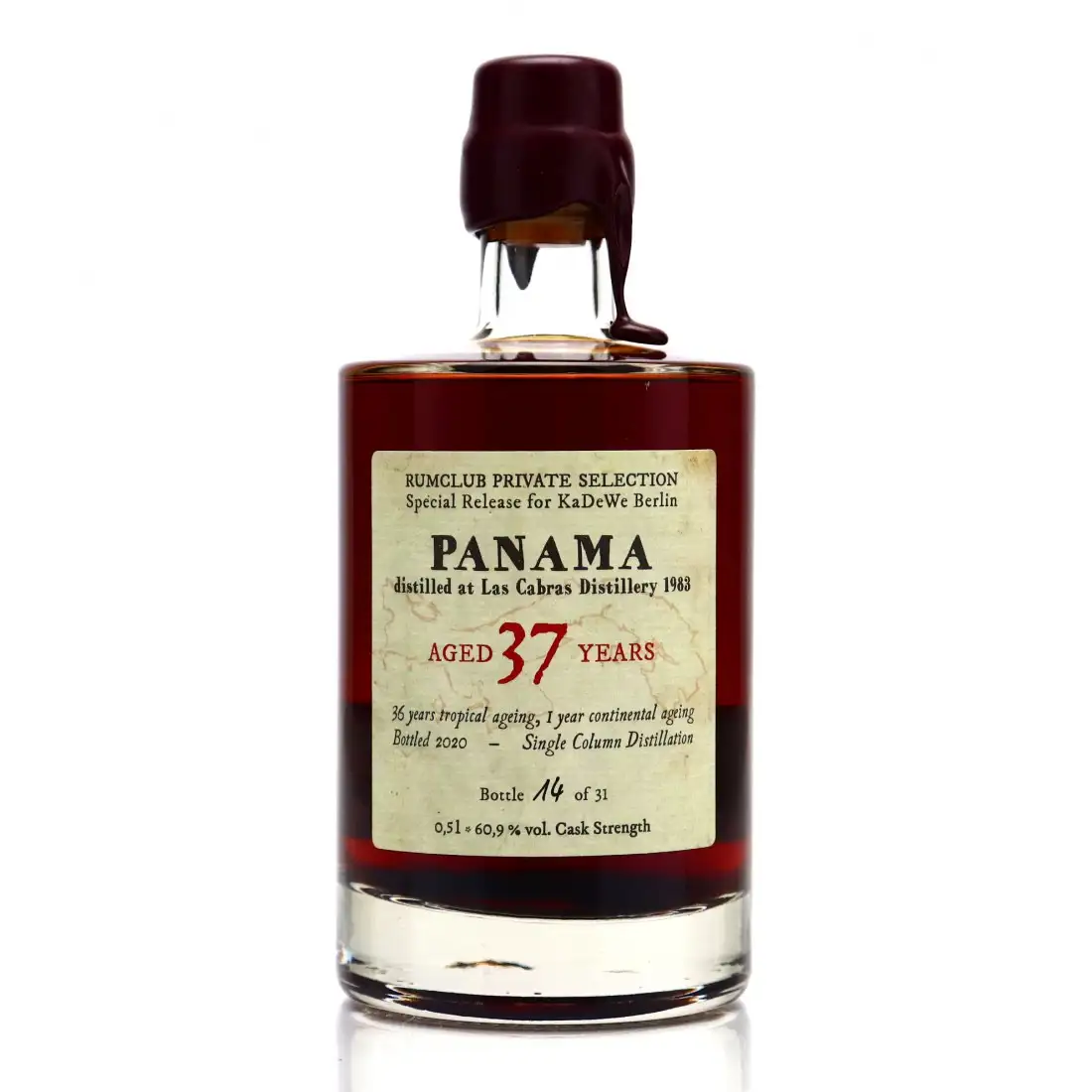 Las Cabras Rumclub Private Selection Special Release for KaDeWe Berlin 1983