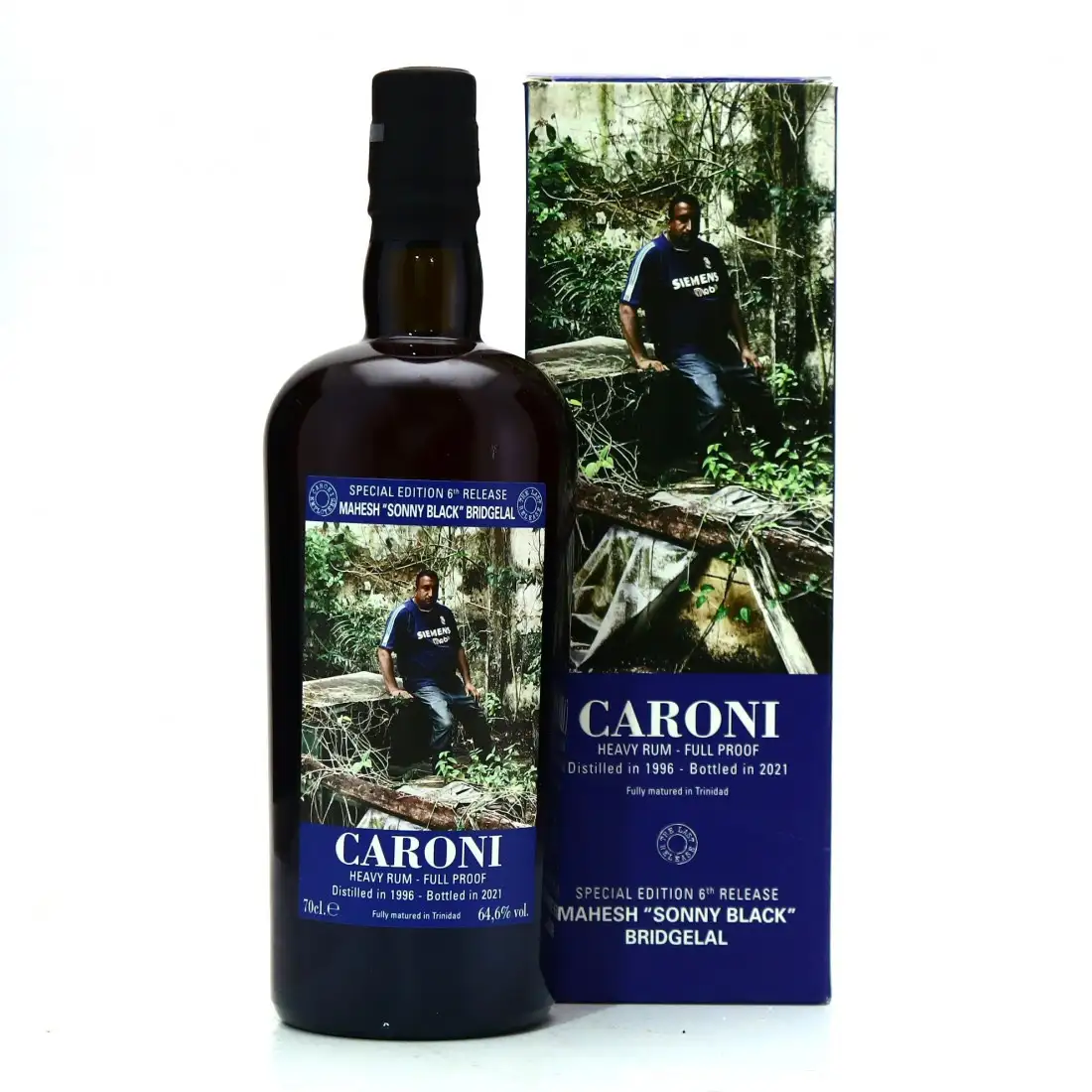 Velier Caroni 6th Employees Mahesh “Sonny Black” Bridgelal HTR 1996