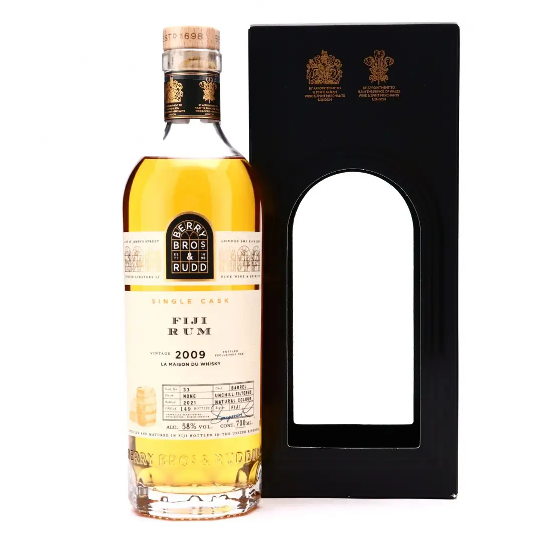 Berry Bros & Rudd Single Cask Fiji Rum (LMDW) 2009