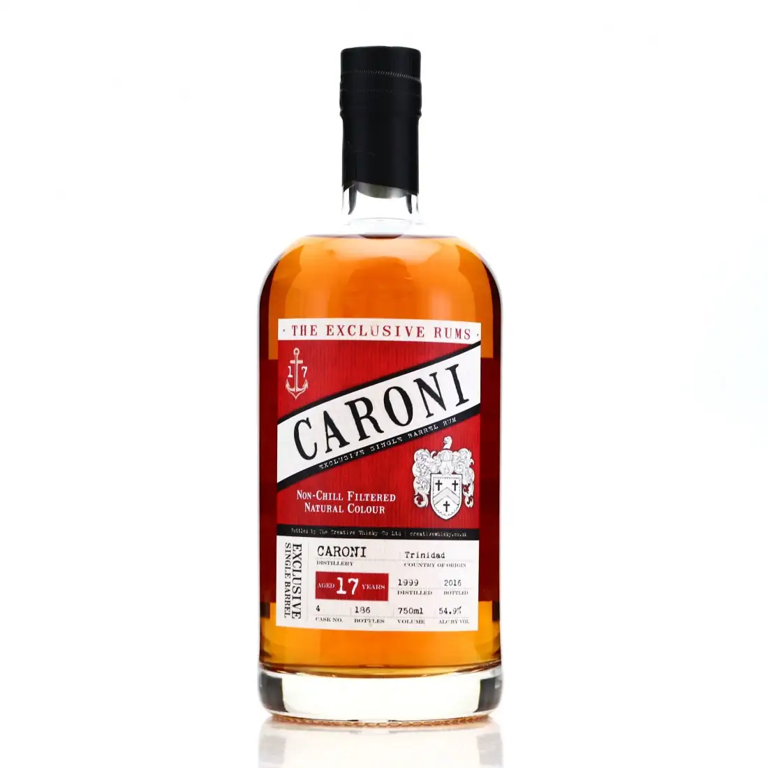 Creative Whisky Company Caroni Exclusive Single Barrel Rum HTR 1999