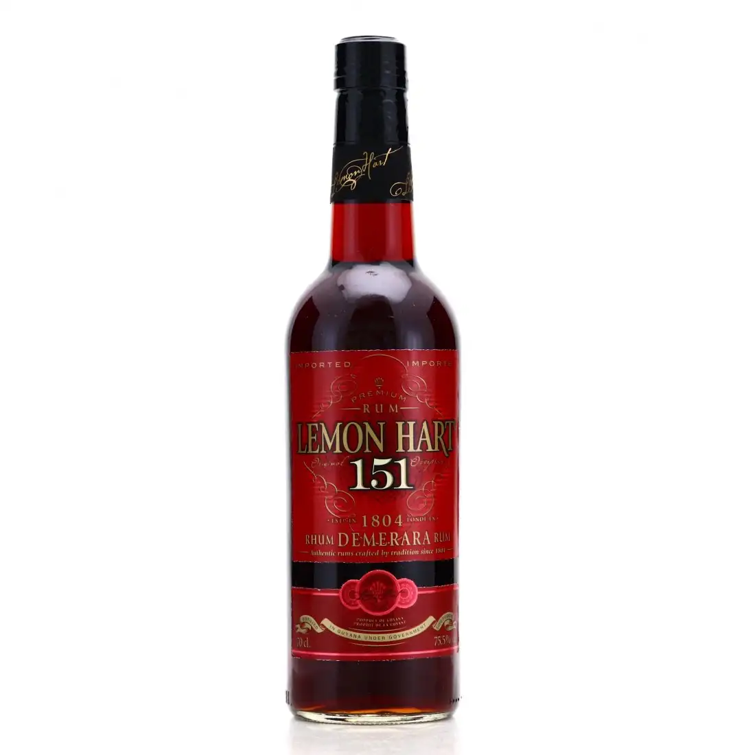 Lemon Hart & Son Rhum Demerara Rum 151 Proof