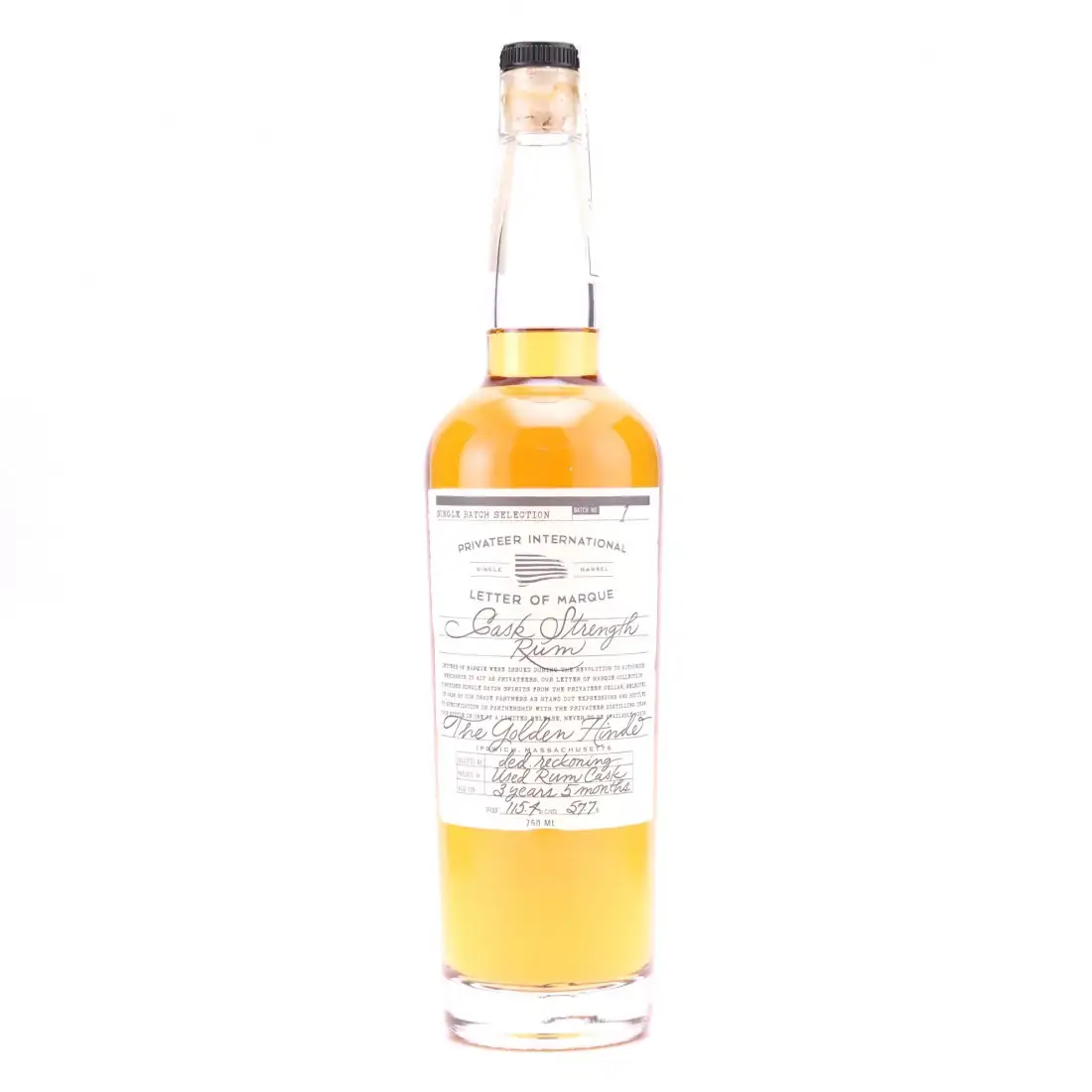 Privateer Letter of Marque #1 Cask Strength / The Golden Hinde