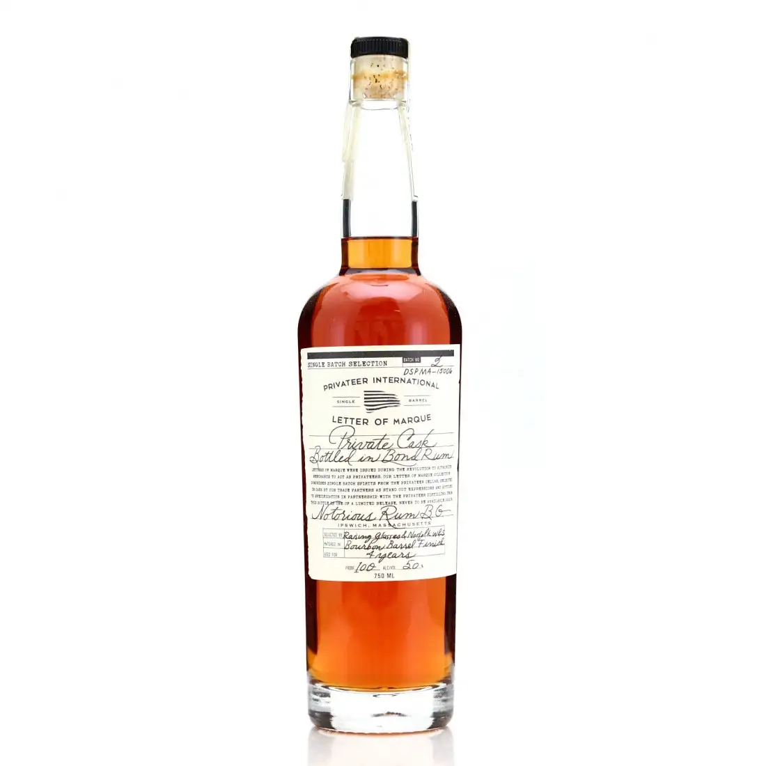 Privateer Letter of Marque #2 Bottled in Bond