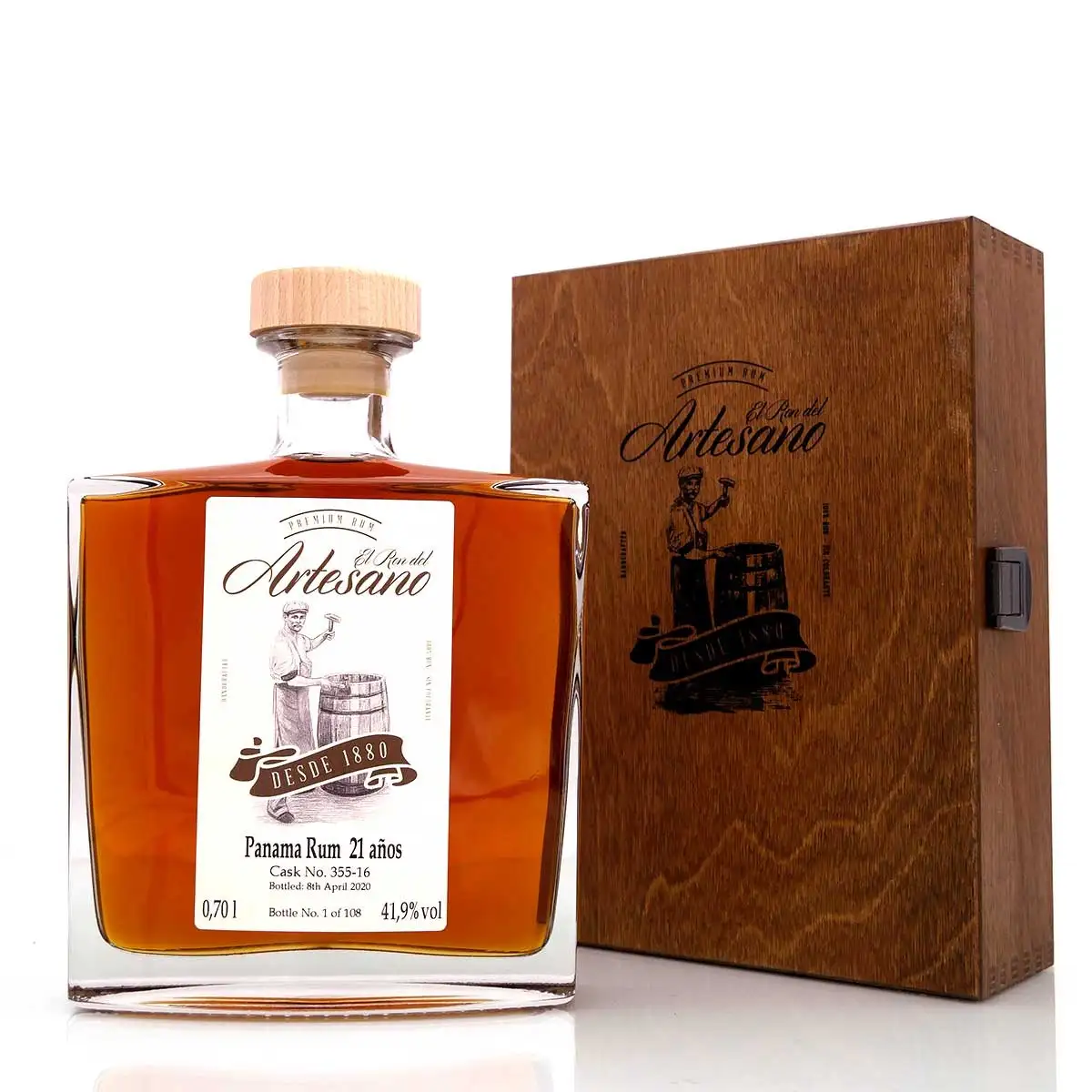 El Ron del Artesano Panama Rum 21 Años 1999
