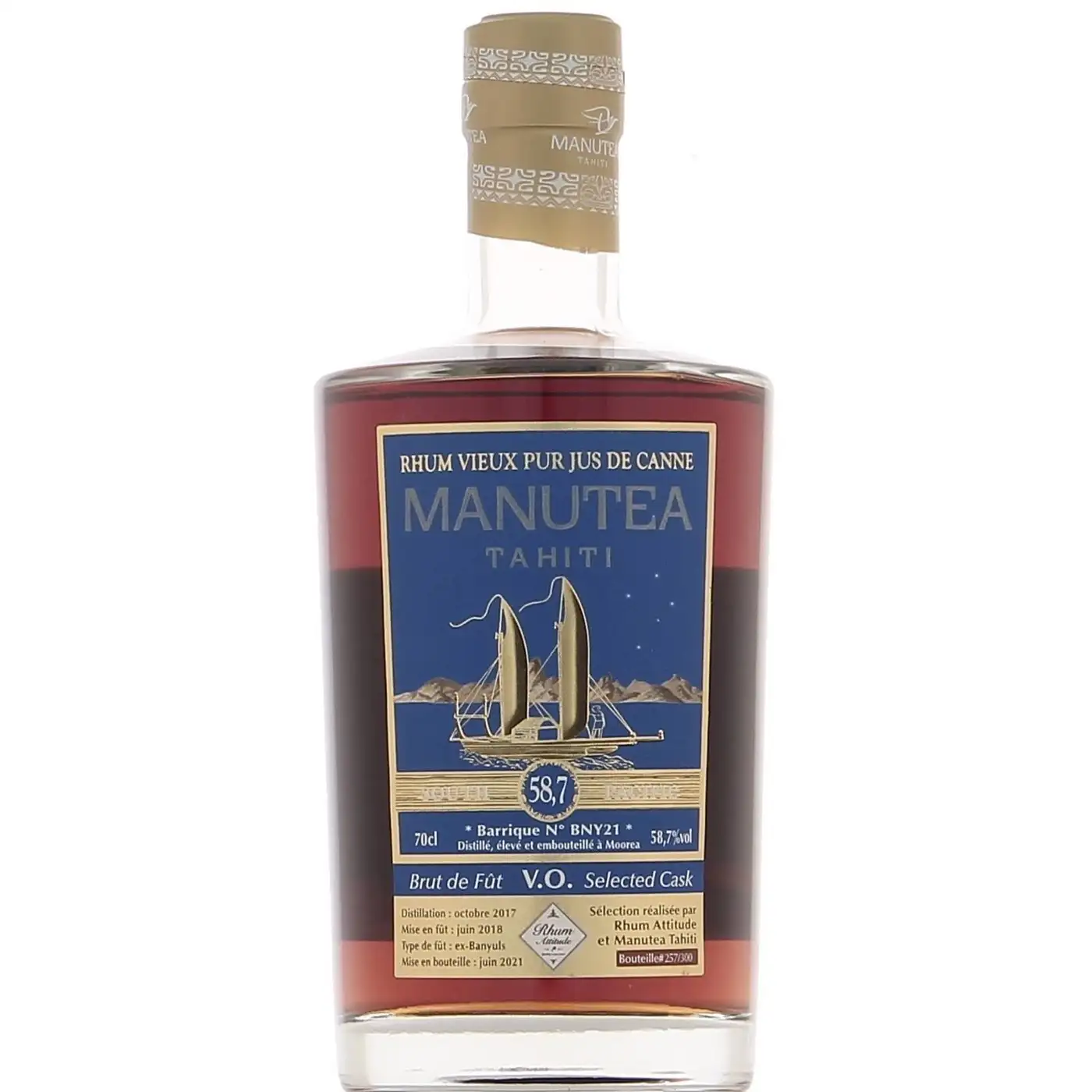 Manutea Brut de Fût V.O. Private Cask 2017