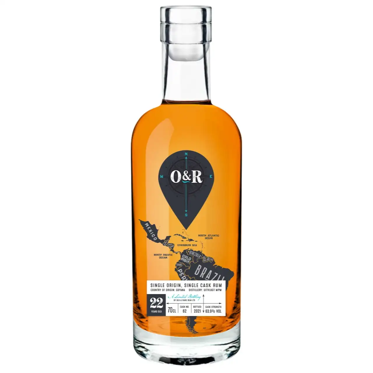 Old and Rare Rum LTD Uitvlugt O&R Single Origin, Single Cask Rum MPM 1999