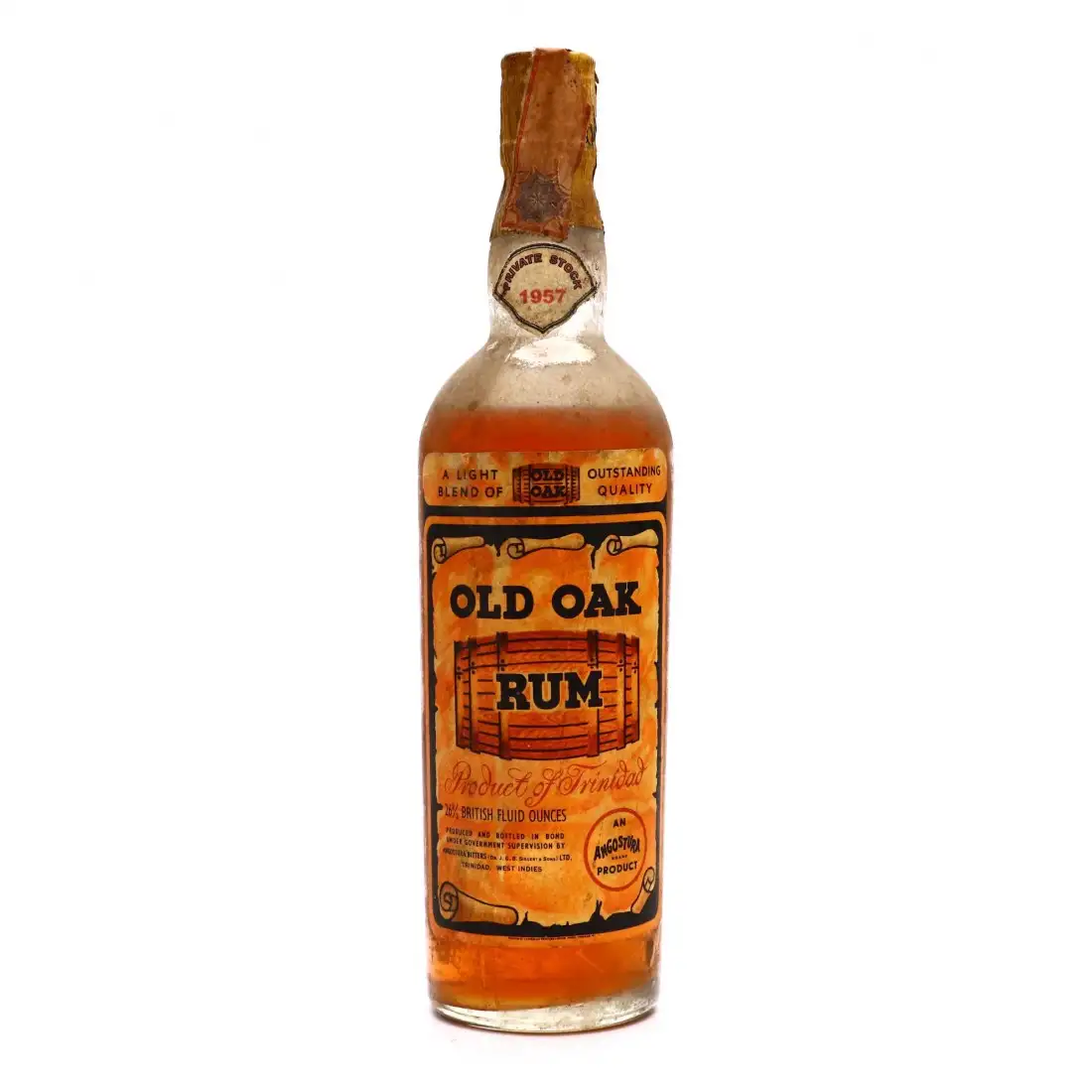 T.D.L Angostura Old Oak Rum 1957