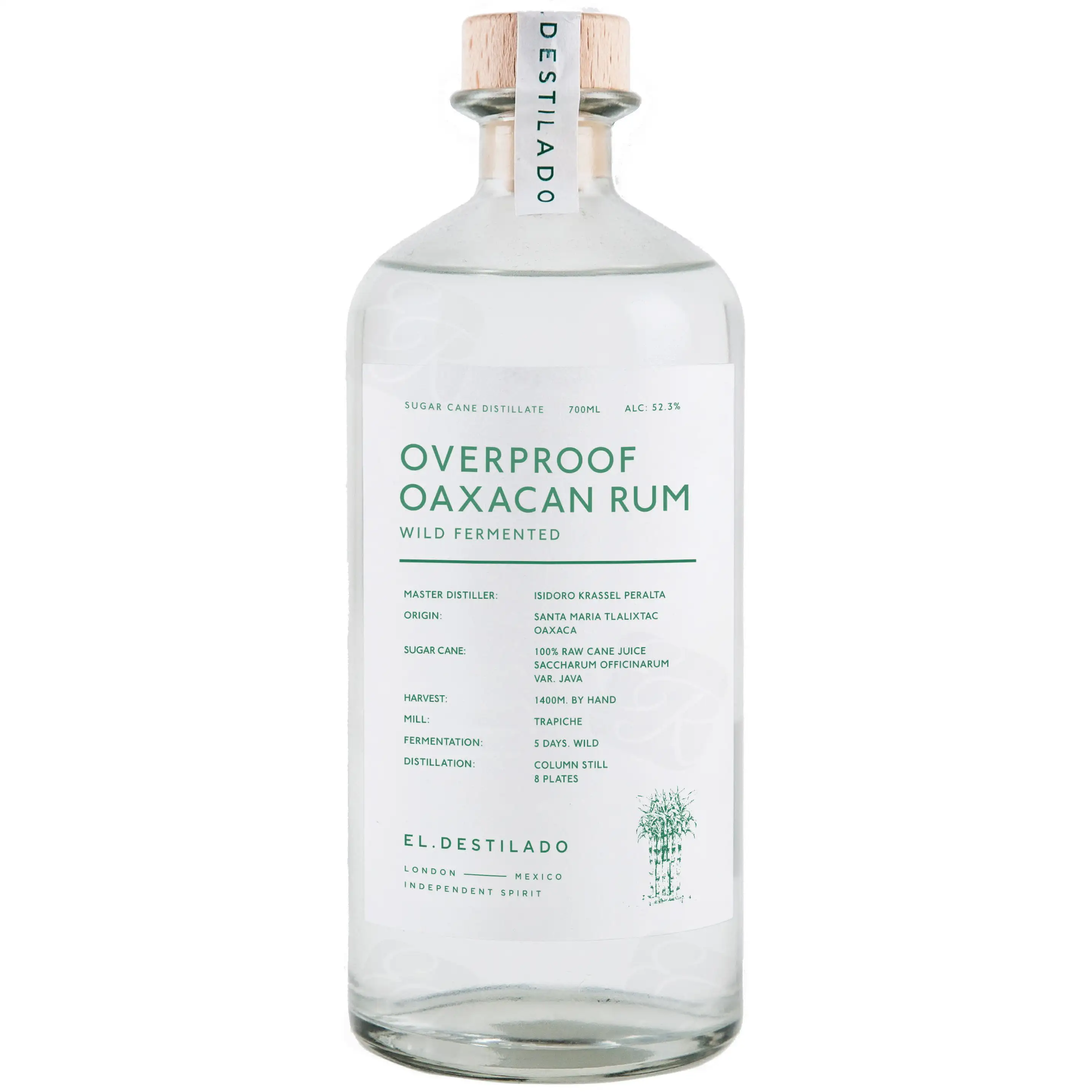 El Distilado Overproof Oaxacan Rum Wild Fermented