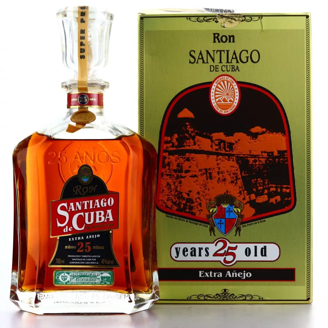 Santiago de Cuba Extra Añejo 25 Años