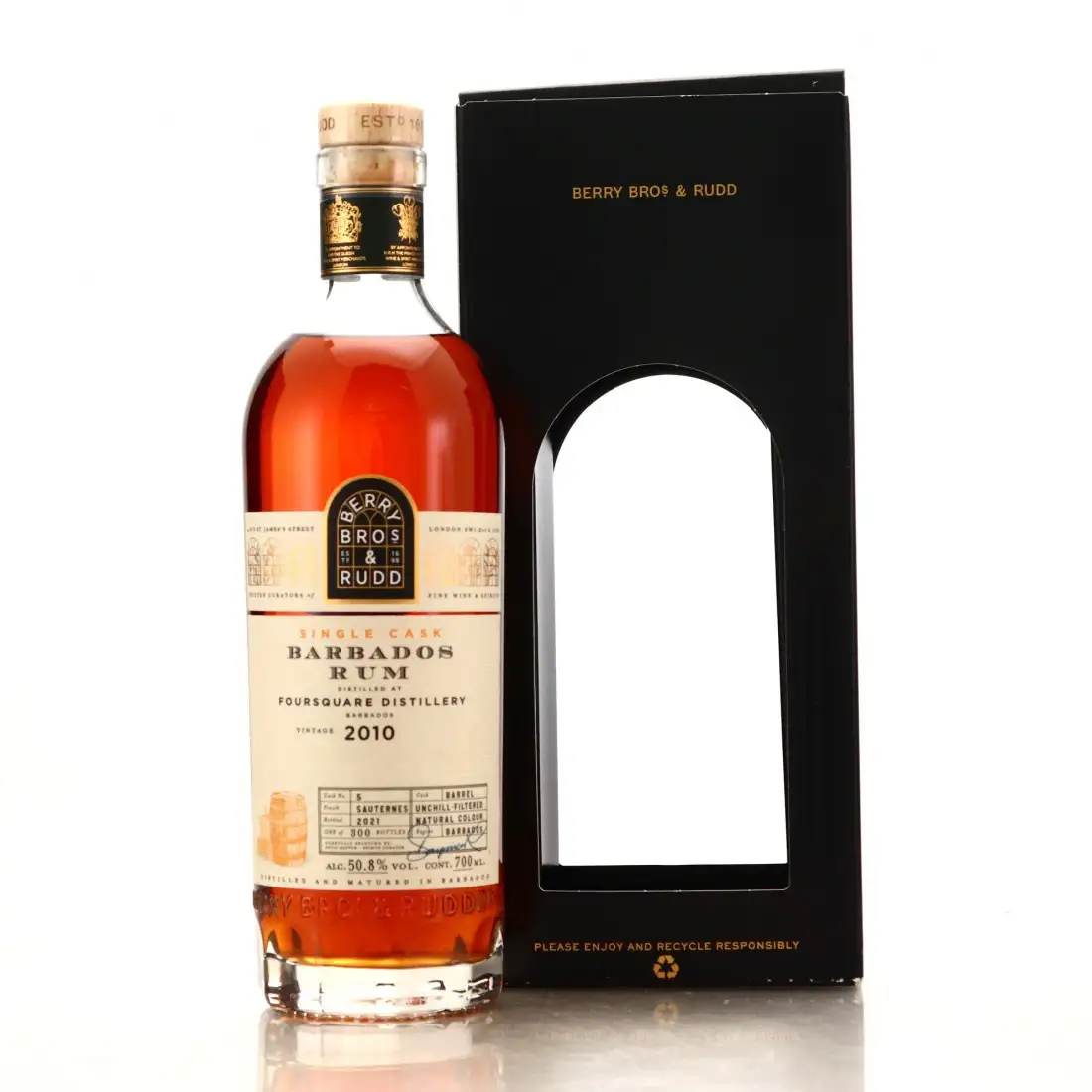 Berry Bros & Rudd Foursquare Barbados Rum 2010