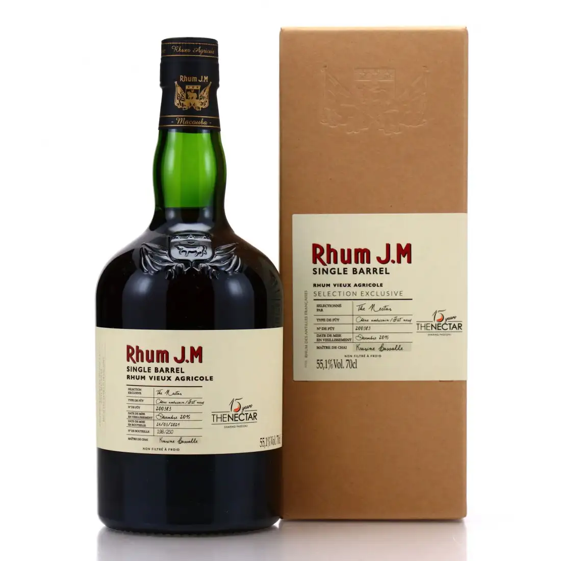 Rhum J.M Sélection exclusive The Nectar 2015