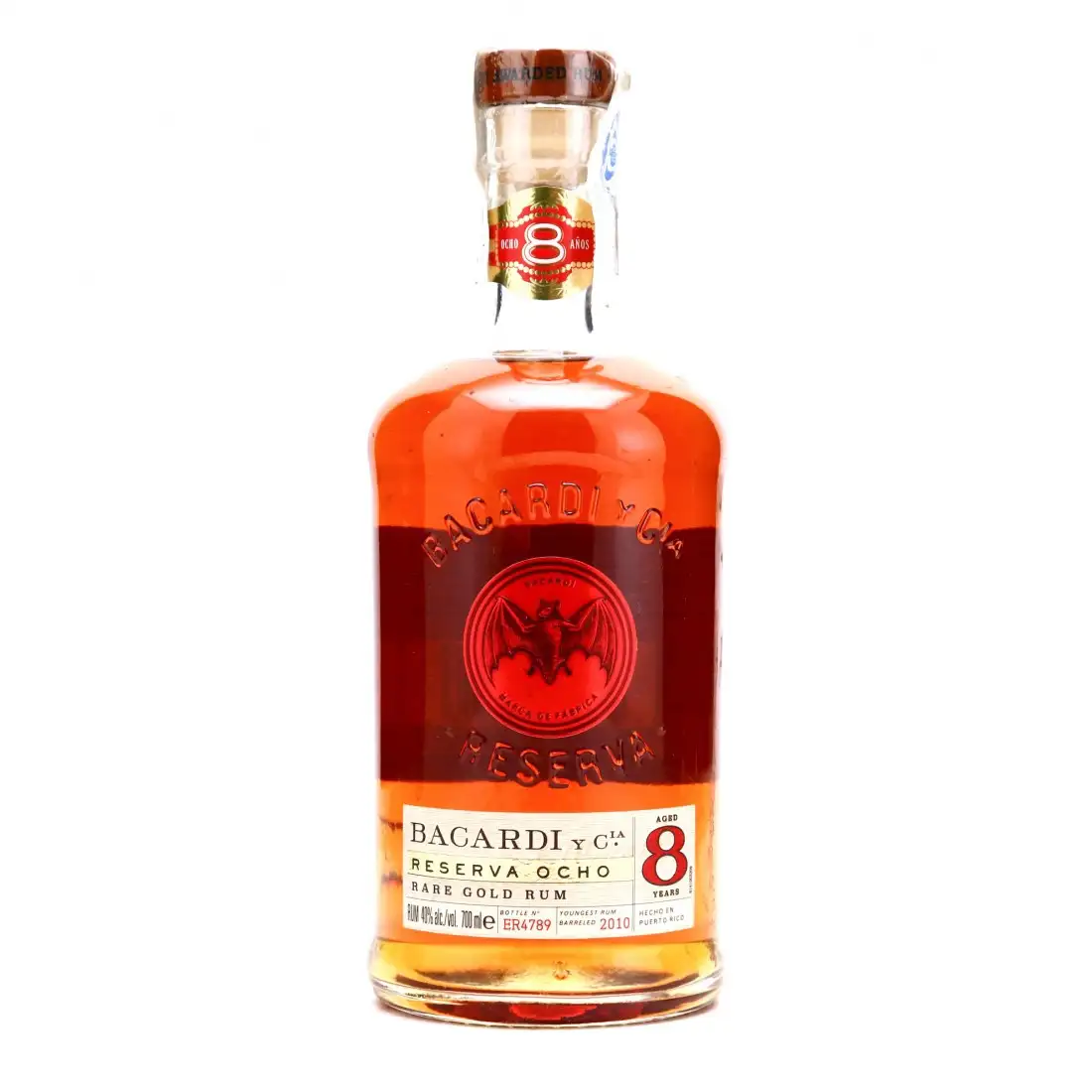 Bacardi Reserva Ocho Rare Gold Rum 2010