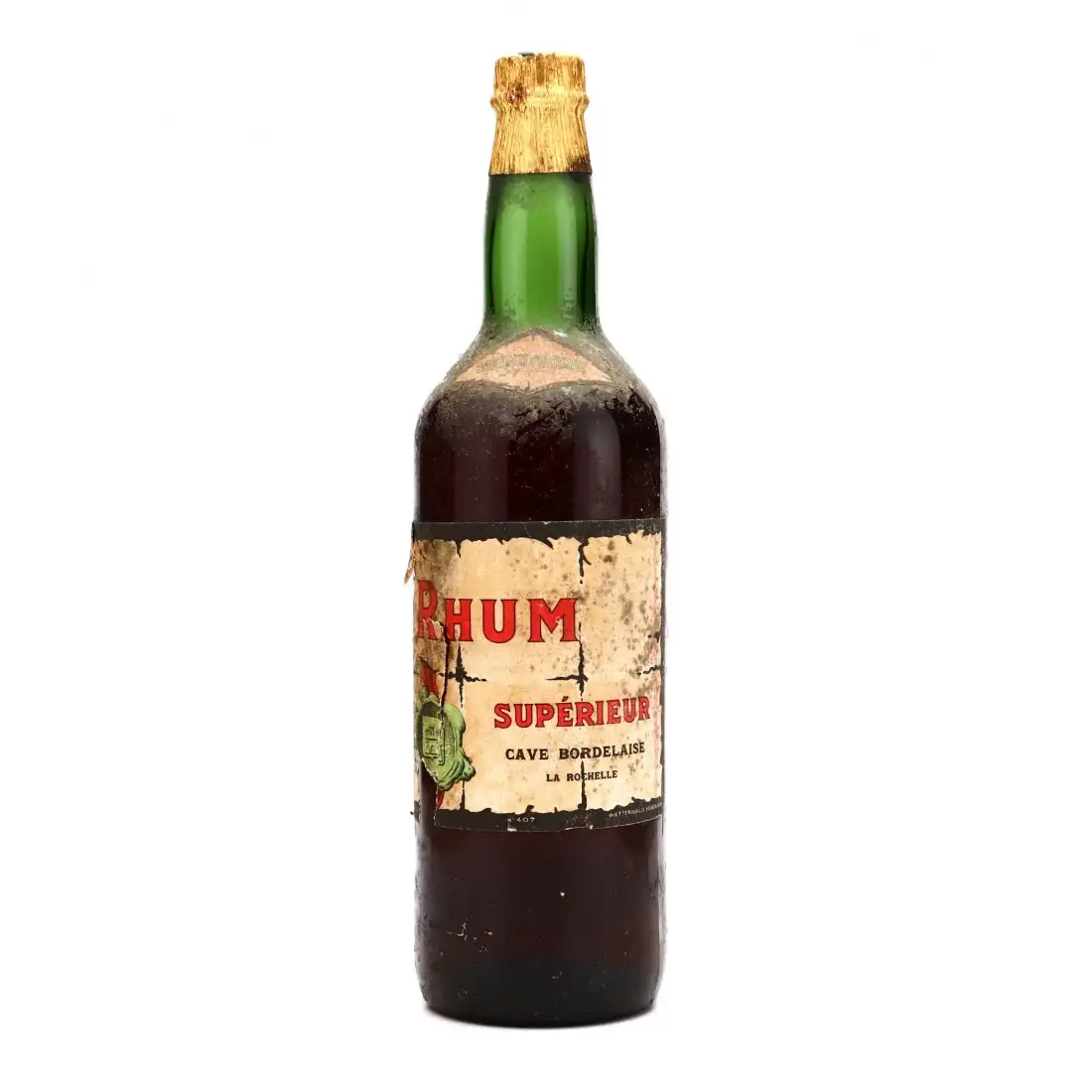 Fraioli Cave Bordelaise Rhum Superieur circa 1950s