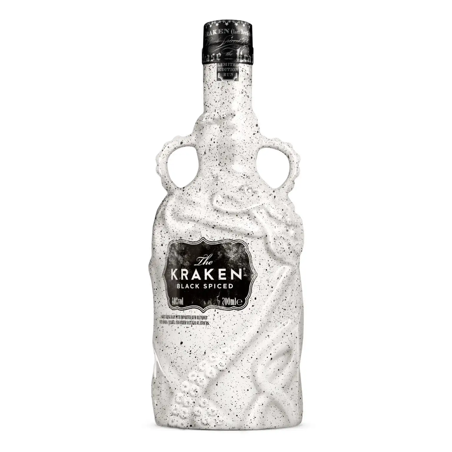 Kraken Black Spiced Rum Limited Edition Decanter White Reef Wreckage