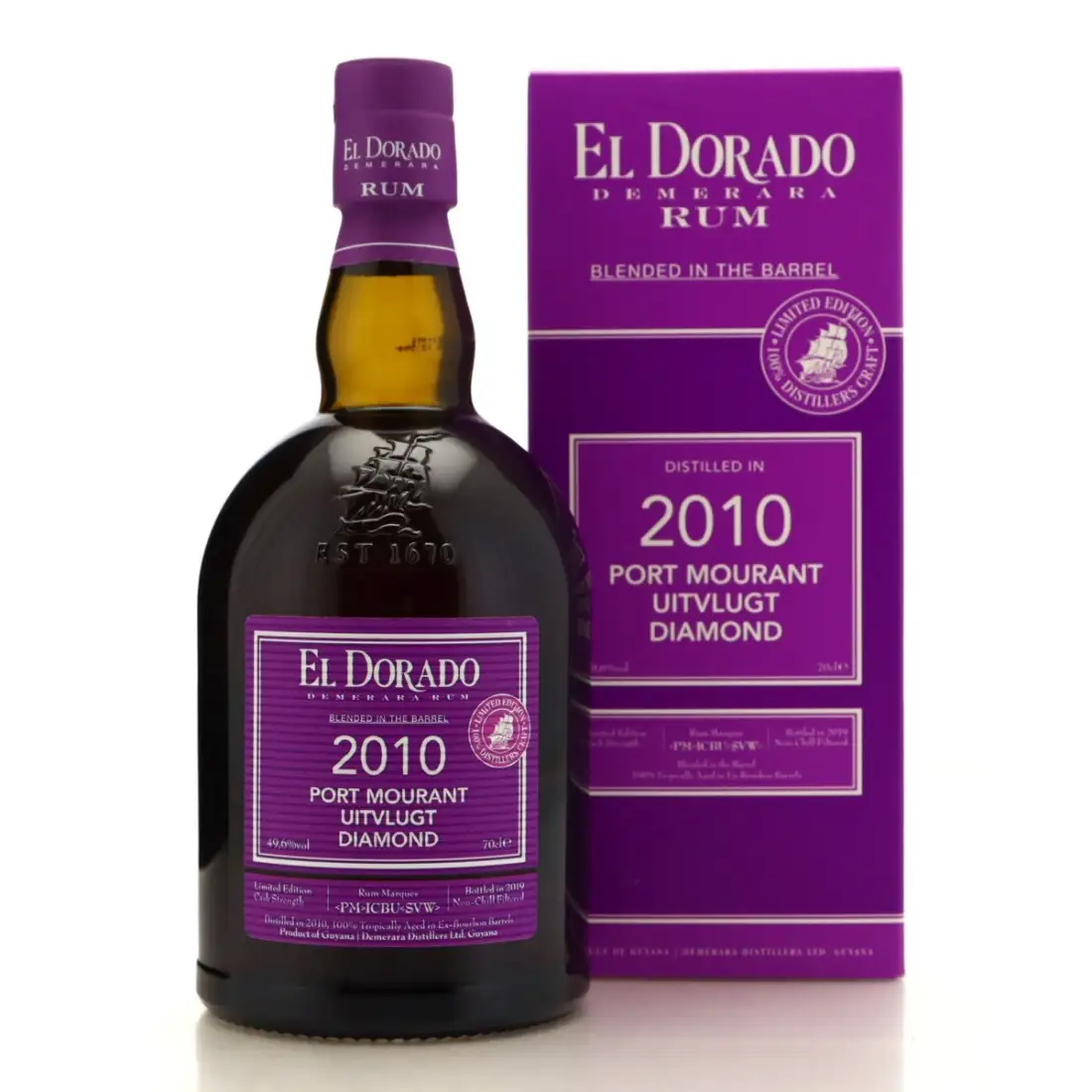 Port Mourant & Uitvlugt & Diamond El Dorado Blended In The Barrel PM ICBU SVW 2010