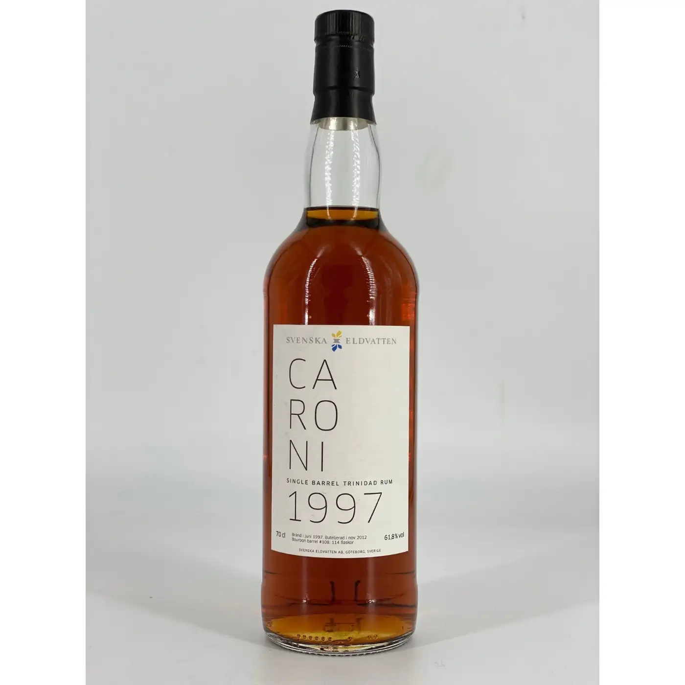 Svenska Eldvatten Caroni Single Barrel Trinidad Rum 1997