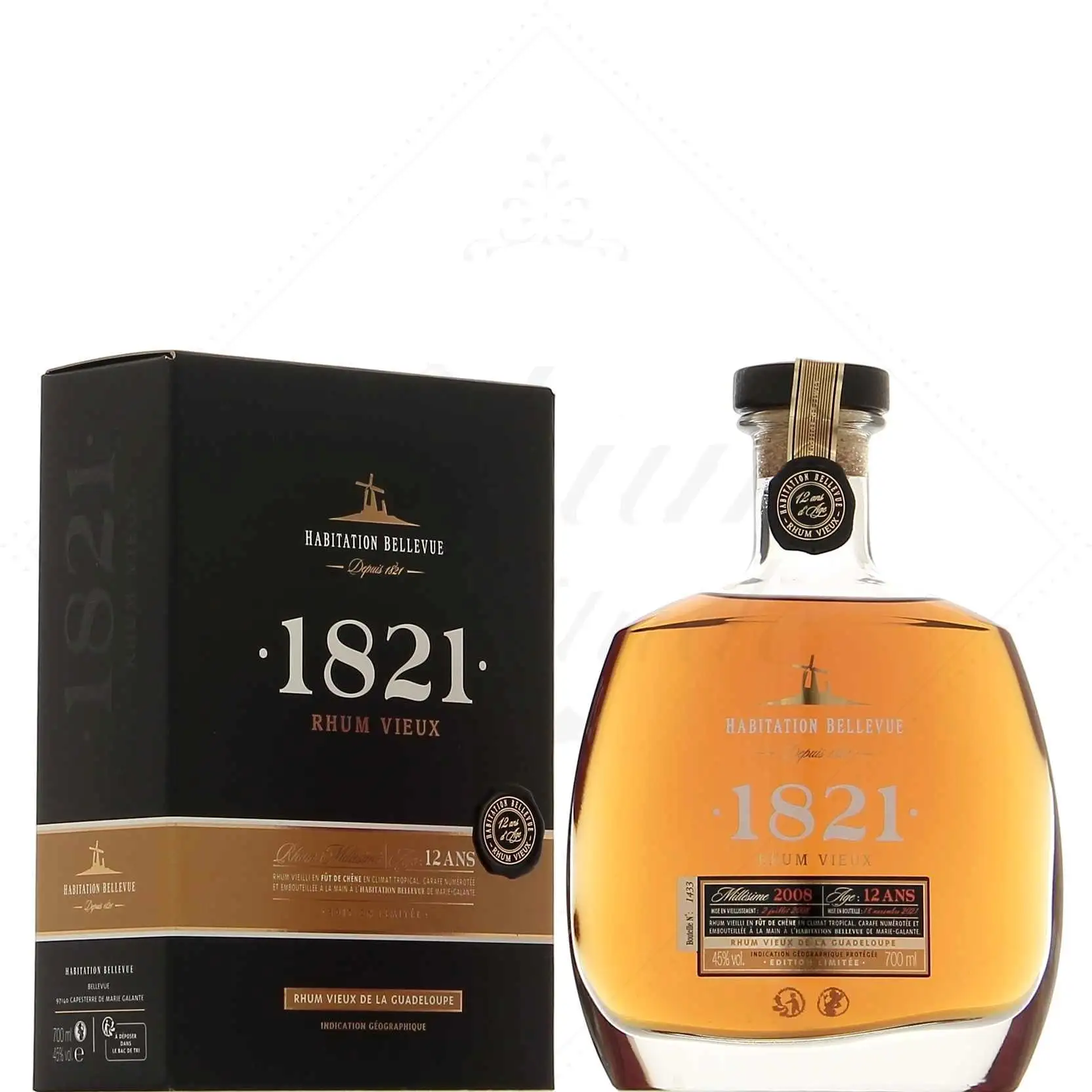 Bellevue Rhum Vieux 1821 2008