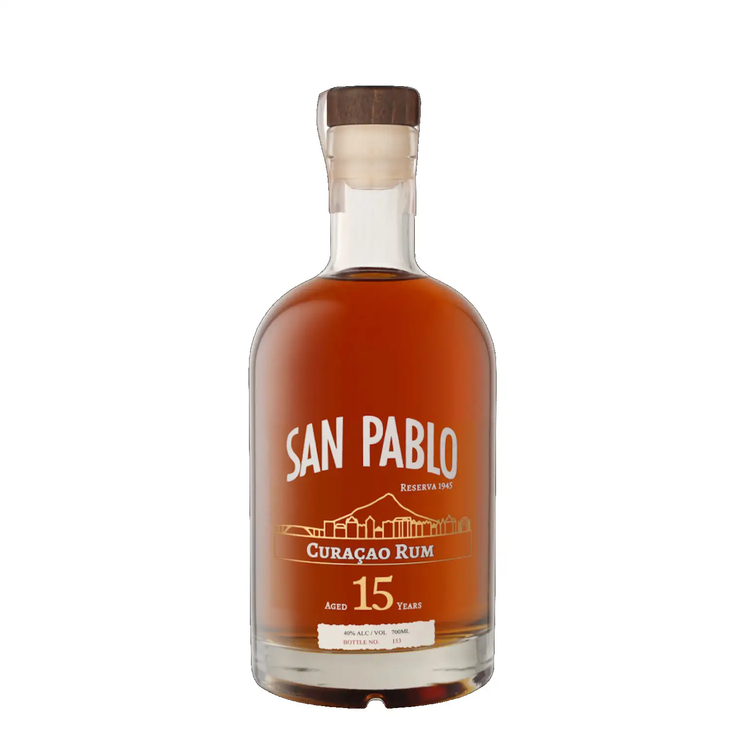 A. D. Jonckheer N. V. Ron San Pablo Curaçao Rum Aged 15 Years