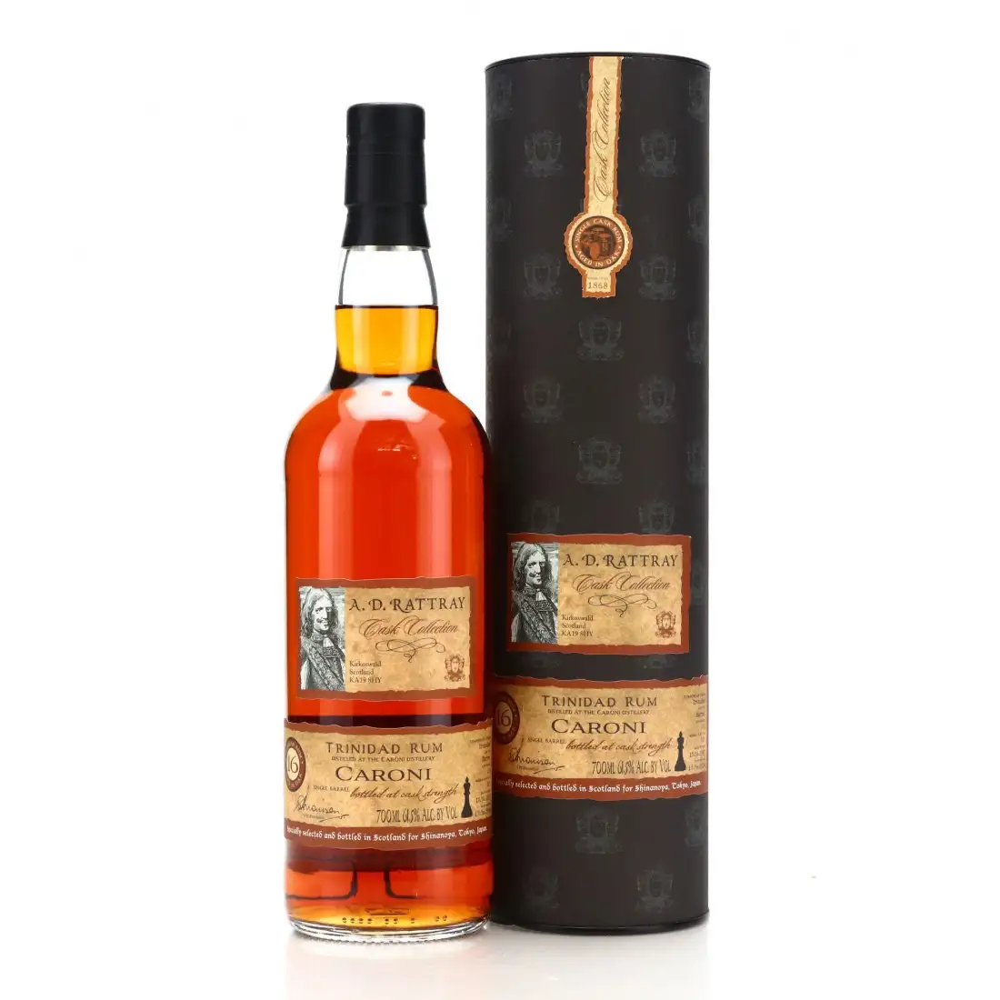 A.D. Rattray Caroni Cask Collection for Shinanoya (Batch 1) 1997