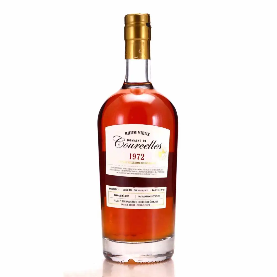 Domaine de Courcelles Rhum Vieux - L‘Ultime Millésime du Domaine (EMB 2021)) 1972