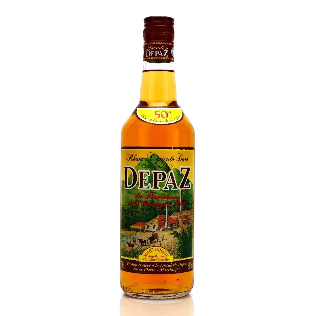 Depaz Rhum Doré - Élevé Sous Bois (Vintage)