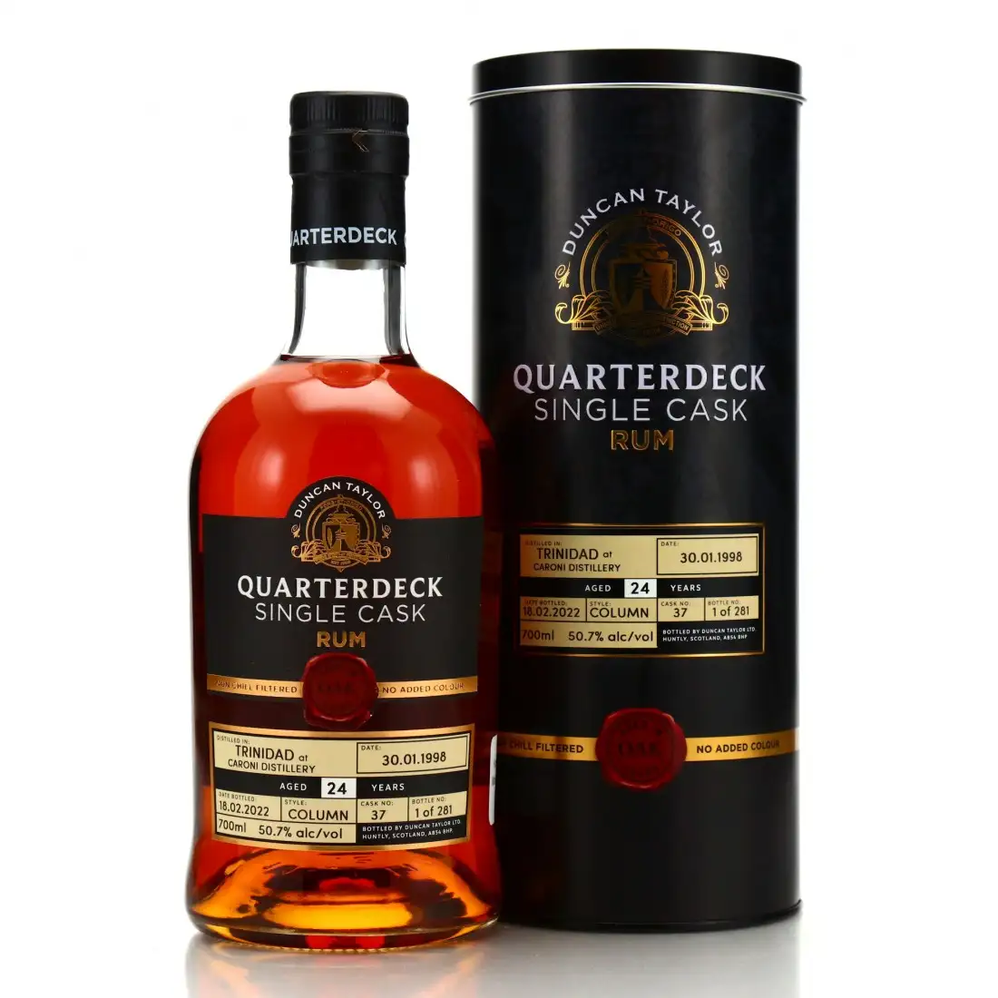 Duncan Taylor Caroni Quarterdeck Single Cask Trinidad 1998